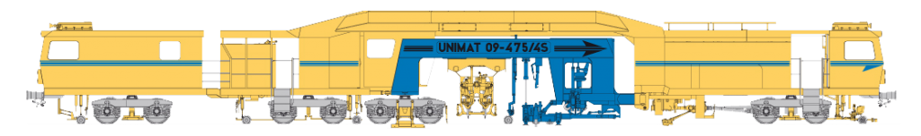 universalstopfmaschine zeichnung 1024x152 - Kobinierte Gleis- u. Weichenstopfmaschinen